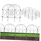 Decorative Garden Fence Fencing 10 Panels, 10ft (L) x 10'FT (L) x 16.5''in (H)