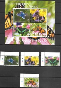 COOK ISLANDS - 2020 MNH "MARIPOSAS (Parte II)" ¡Hoja de recuerdo y juego (II)!!! - Imagen 1 de 1