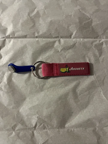 Masters Pink Keychain With Fob Augusta National Cover