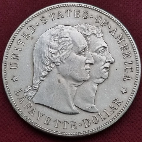 1900 Lafayette Dollar Commemorative $1 High Grade UNC #58191 Cover