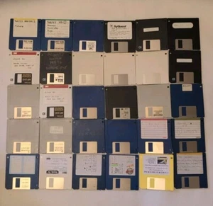 Joblot of 30 X Mixed Retro Floppy Disk - 3.5 2DD & 2HD Sold as Untested Blanks - Photo 1/12