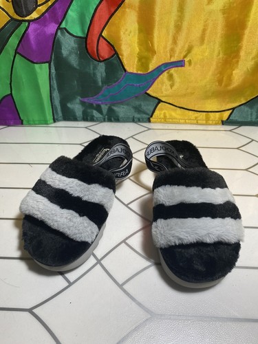 Sandali Koolaburra by UGG Fuzz'N II Slide Grigi Pelliccia Finta 1112914 Donna 6