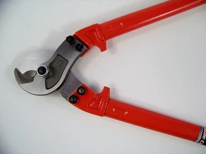 24" 6 Gauge CABLE CUTTER / TREE PRUNER Communication Wire Heat Treated Jaws - Picture 1 of 2
