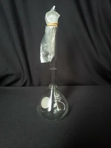 Mercer Glass Works - Pyrex® 50mL Glass Volumetric Flask No. MP-9448 with Stopper - Picture 1 of 7