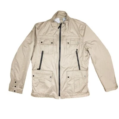 BOSS NARANJA Hugo Boss Saharan Multi Bolsillos Exterior Beige Chaqueta Utilitaria EE. UU. 44R Foto 1 de 4