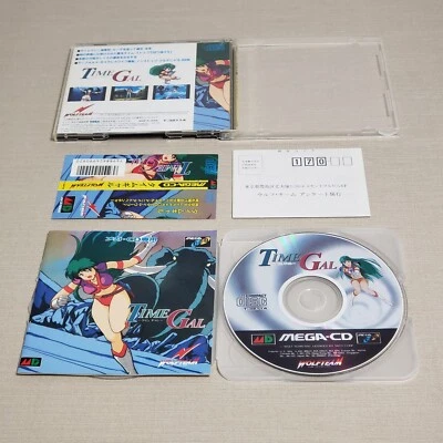 Time Gal Sega Mega CD Importación Vendedor de Estados Unidos Auténtico Probado Foto 1 de 4