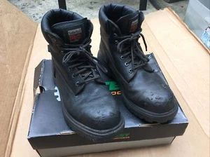 Timberland Pro Serie, Stahlzehenpartie Arbeitsstiefel Größe 10M ASTM F2413-05 schwarzes Leder - Bild 1 von 10