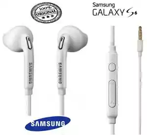 Genuine Samsung Earphones hand free for galaxy S6, Edge, Note 3.5 mm Jack - Picture 1 of 6
