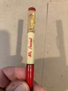 Vintage Mr Peanut Planters in Liquid Mechanical Pen Liquid Still Good - Picture 1 of 4