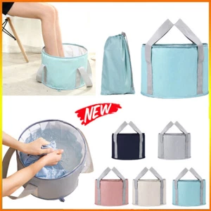 Cubo de pies plegable bañera para remojar pies para acampar lavado - Imagen 1 de 17