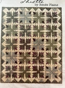 Thistle Liberty Star Sewing Quilt Pattern by Renee Plains LIB 146 New - Picture 1 of 4
