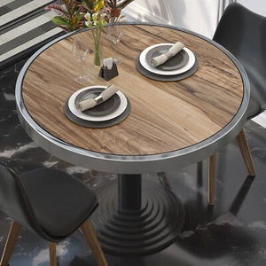 Mesa para mesa de comedor mesa de salón mesa de centro Ø70 cm Sheesham decoración muebles - Imagen 1 de 7