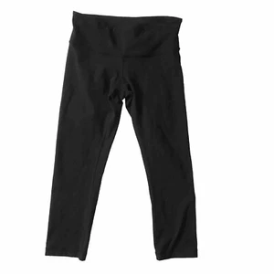 Lululemon Black Legging Pant Size 6 Capri Crop Pant Inseam 22” Yoga Active Gym - Picture 1 of 8