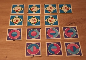 Ravensburger Differix Legekarten Geometrie 1974 *** Dachbodenfund Ersatzteile - Bild 1 von 6