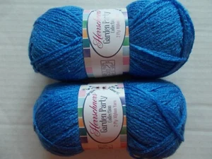 Herrschners Garden Party Afghan yarn, Blue Delphinium, lot of 2 (220 yds ea) - Picture 1 of 2
