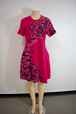 Vestido de cóctel tejido rosa Valentino talla grande a la venta sn Foto 1 de 4