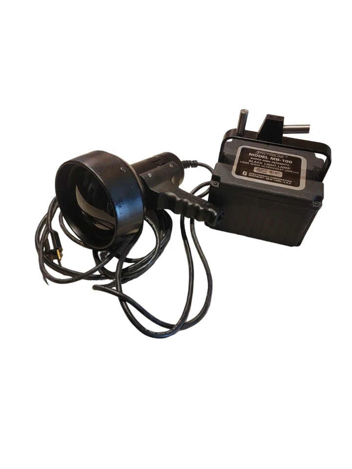 USED SPECTROLINE MB-100 BLACK LIGHT INDUSTRIAL LAMP  - Image 1 of 4