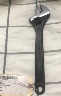 Ktool KTI-48012T Herramienta Llave Ajustable Forjada Gota Negra 300mm 12" Foto 1 de 3