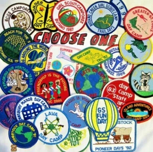 NEW, 41 PATCHES, BUTANO Girl Scout Summer CAMPS, CA DAY CAMPS: SFGSC CHOOSE ONE - Picture 1 of 43
