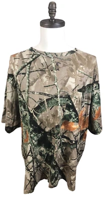 Outfitters Ridge Mens Camo T-Shirt 3XL 3D Woodland Deer Hunting - Image 1 of 4