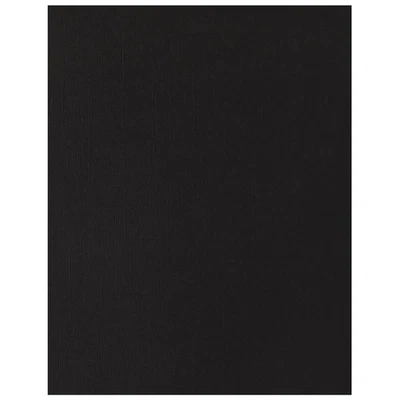 Cartulina texturizada con detalles de papel PA 8,5" X 11" negro profundo, color 73 lb Foto 1 de 4