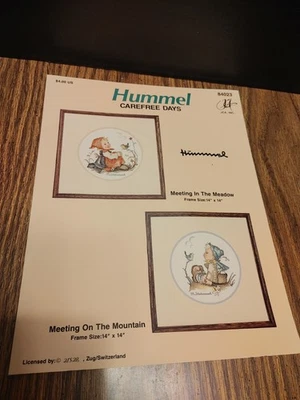 JCA Hummel Counted Cross Stitch Charts Patterns - Carefree Days Leaflet - Image 1 of 2