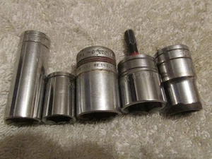 Vintage Blackhawk Socket LOT 1/2 3/8" drive 40122 11/16 30624 3/4 40116 1516 12m - Bild 1 von 5