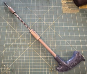 VINTAGE CRAFTSMAN BB PISTOL GRIP RATCHETING SCREWDRIVER W/3 BITS IN HANDLE USA - Picture 1 of 5