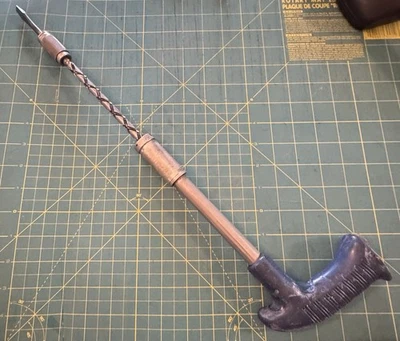 VINTAGE CRAFTSMAN BB PISTOL GRIP RATCHETING SCREWDRIVER W/3 BITS IN HANDLE USA - Image 1 of 4