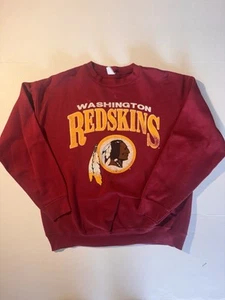 Vtg Washington Redskins NFL Logo 90’s Pullover Crewneck Sweatshirt USA Large - Picture 1 of 9