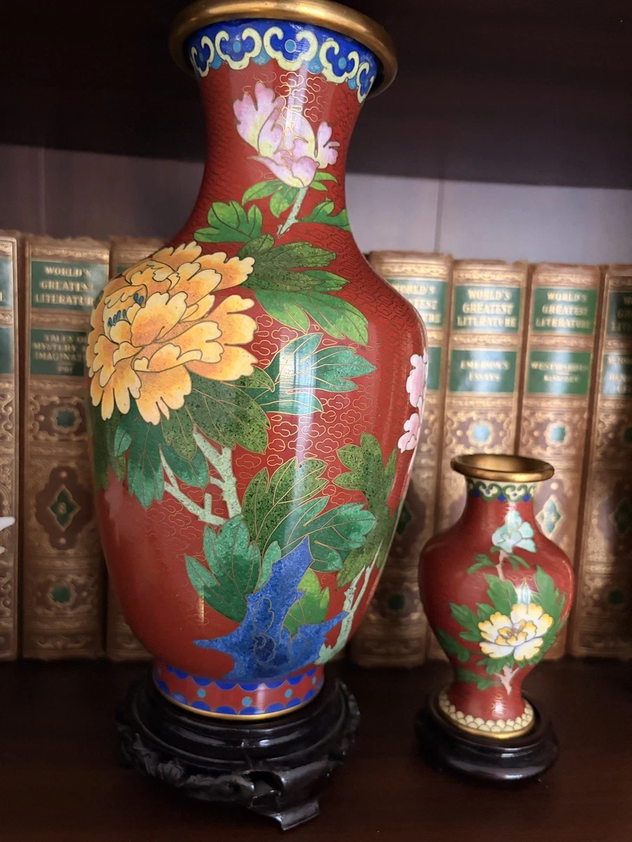 木制多色中国古董花瓶| eBay