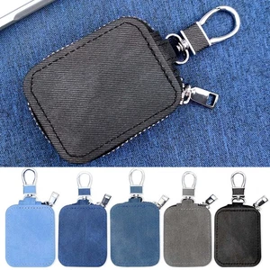 Kopfhörer Aufbewahrungstasche Universal Kopfhörer Hülle Cowboy Reißverschlusstasche mit Schlüsselanhänger - Bild 1 von 18