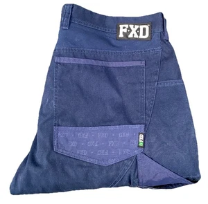 FXD WP-1 Navy Work Pants Mens Size 40 Reinforced Knee Cargo Utility Workwear - Picture 1 of 24