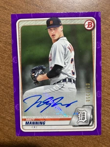 2020 Bowman - Prospects Autographs Matt Manning #PA-MM (AU, RC) - Bild 1 von 2