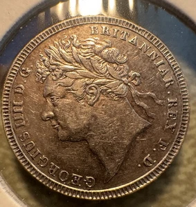 1823 Great Britain Three Pence - Maundy  - George IV - Picture 1 of 2