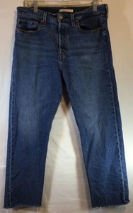 Pantalones de mezclilla rectos Levi’s Premium Wedgie para mujer 31 real 32 años 90’s Y2K informales clásicos - Imagen 1 de 15