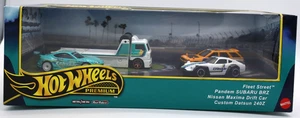 Mattel Hot Wheels Premium Fleet Street, Subaru, Nissan et Custom Datsun 240Z - Photo 1/5