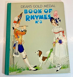 1967 Hard Cover Book Dean's Gold Medal Book of Rhymes #3 - Picture 1 of 9