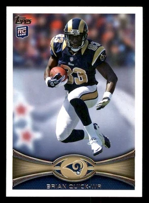 2012 Topps #279 Brian Quick RC St. Louis Rams - Image 1 of 2
