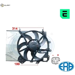 FAN ENGINE COOLING 352043 FOR PEUGEOT 2008/SUV 1007 301 207/207+ 208 CITROEN - Picture 1 of 9