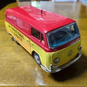 Bandaiya Antiguo Bandai Tin Volkswagenii Autobús TV Vehículo de Transmisión - Imagen 1 de 10