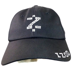 IZOD XFG Cappello Berretto Nero Donna Regolabile Ricamato Abbagliato Bling - Foto 1 di 8