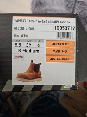 Cuña de barras de refuerzo Chelsea H2O mediana 8,5 para mujer punta comp Foto 1 de 4