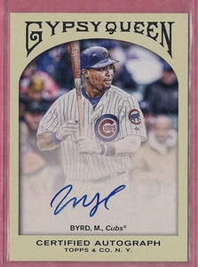 Marlon Byrd 2011 Topps Gypsy Queen Card AUTO - Picture 1 of 1