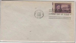 USA 1945 FIRST DAY COVER ROOSEVELT AND WHITE HOUSE - Picture 1 of 1