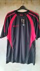 kooga made for rugby pro technology teamwear  black/red shirt size xl new