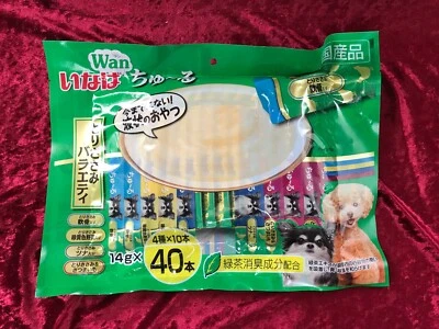 INABA Wan Churu Liquid Dog Treats 14 g × 40 Sticks Made in Japan - Image 1 of 3