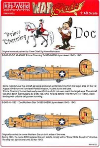 Kits World Decals 1/48 B-24D LIBERATOR Prince Charming & Doc/Northern Star - Picture 1 of 3