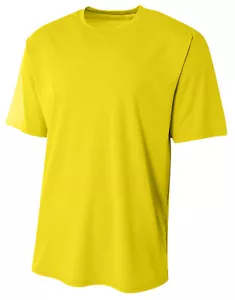 A4 Mens 100% 3.5oz Polyester Sprint Performance T-Shirt - N3402 - Picture 1 of 22