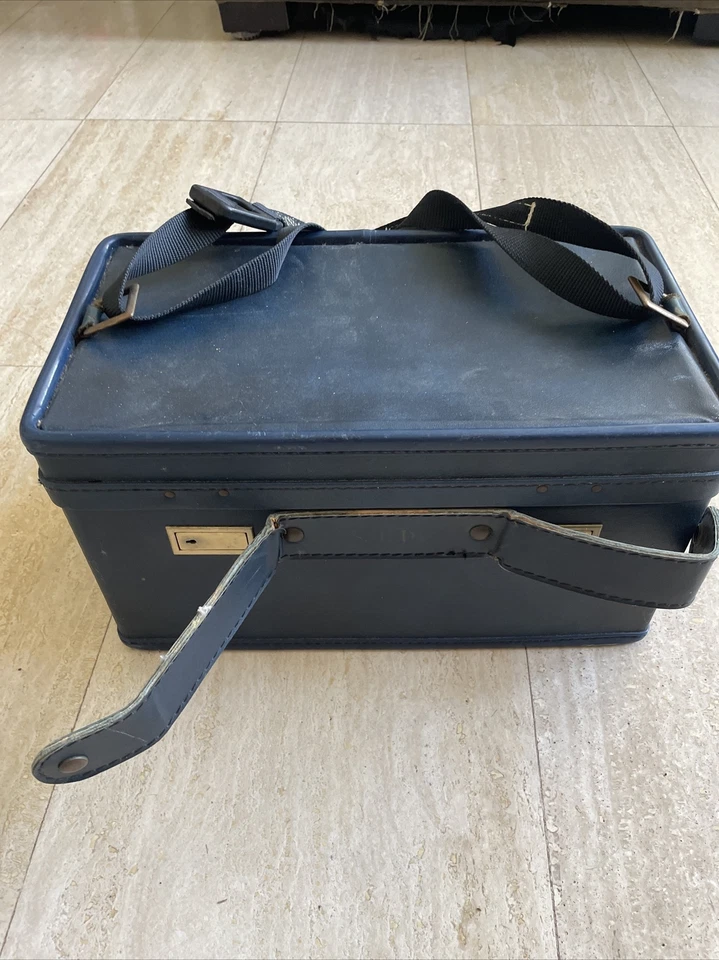 Estuche tren maquillaje azul equipaje HARTMANN vintage raro Foto 1 de 4